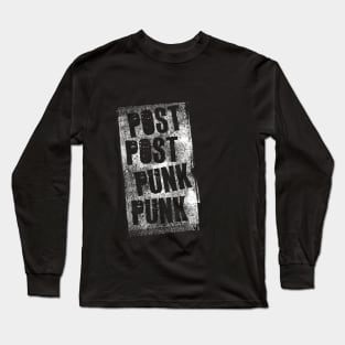 Post 'Post Punk' Punk Long Sleeve T-Shirt